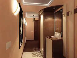 Corridor design for 3-room apartment