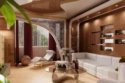 Дизайн гостиной в русском стиле