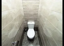 Bir mənzildə tualeti plitələr ilə bəzəmək foto dizaynı