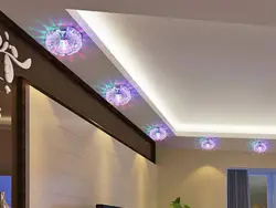 LED Strip In The Living Room Interior