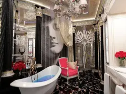 Photo bath in art deco style