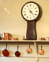Часы на кухне дизайн
