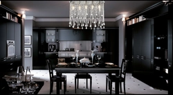 Black Gray Kitchen Design