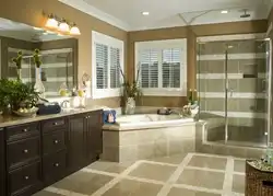 Интерьер комната кухня ванна