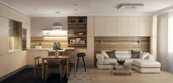 Living room kitchen design yourself