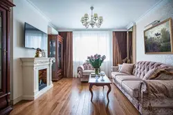 Photo of a living room in an apartment building