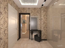 What wallpaper is best for a corridor in an apartment photo