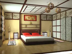 Спальня ў кітайскім стылі дызайн