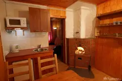 Stove In The Interior Of The Kitchen And Home