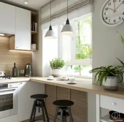 Kitchen Design In Modern Style 6 Sq.M.