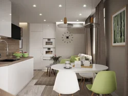 How to design a kitchen 16 square meters