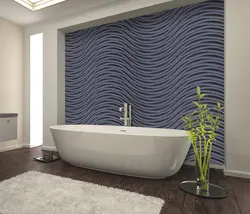 Photo of 3D walls for the bathroom