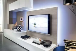 TV in the living room design photo