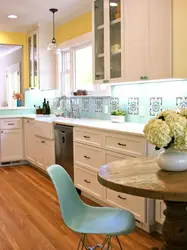 Бежевый цвет сочетание с другими цветами в кухне фото