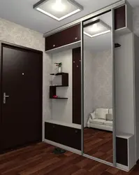 Design Of A Small Built-In Wardrobe In The Hallway