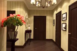 Hallway Interior With Brown Furniture