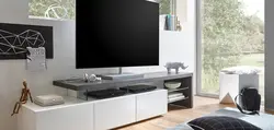 Современная тумба под телевизор в гостиную фото дизайн