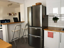 Kitchen with two refrigerators design