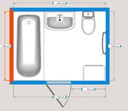 Дизайн Проект Ванной Комнаты С Размерами