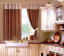 Как подобрать шторы к интерьеру кухни фото