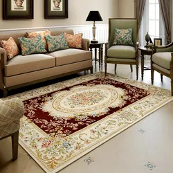 Красивые ковры в интерьере гостиной фото