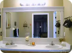 Mirror design for toilet and bathroom