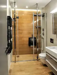 Фото отделки ванной с кабиной