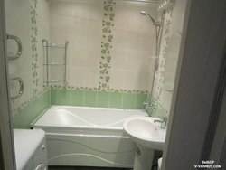 Design Of A Small Bathroom Of A Panel House Photo