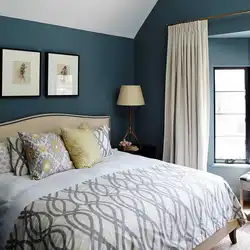 Bedroom interior in what colors