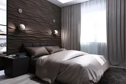 Bedroom design with wall panels