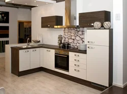 White-brown kitchen photo