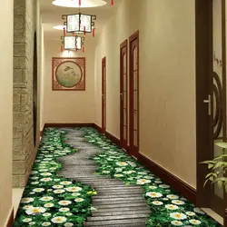 Carpet in the hallway in the interior