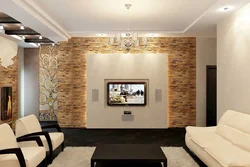 Stone apartment decor photo