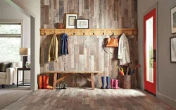 Laminate hallway wall design