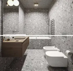 Дизайн ванны терраццо