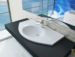 Photo of a bathroom sink in a house