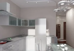 Photo of kitchen interior in a panel house