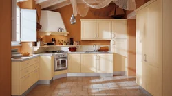 Персиковая Кухня Дизайн Фото