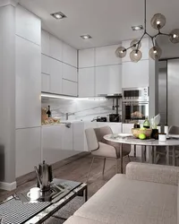 Дизайн кухни 16 метров в современном стиле