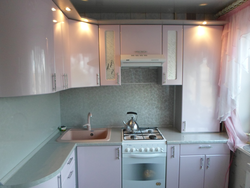 Kitchen 5M2 Design With Refrigerator And Speaker