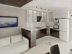 Дизайн кухни 17 м с диваном фото