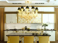 Кухни С Золотыми Фасадами Фото