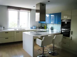 Kitchen With Bar Counter Projects With Photos In The House