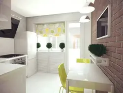 Дизайн кухни 8 метров с балконом