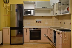 Кухня Угловая Дизайн С Холодильником Бытовая Техника Фото
