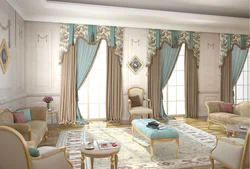 Classic Curtain Design For Living Room