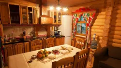 Photo of kitchen interior Russian style