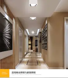Koridorda işıqlandırma ilə asma tavanların dizaynı