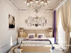 Bedroom interior in art deco style