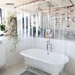 Bathroom curtains design